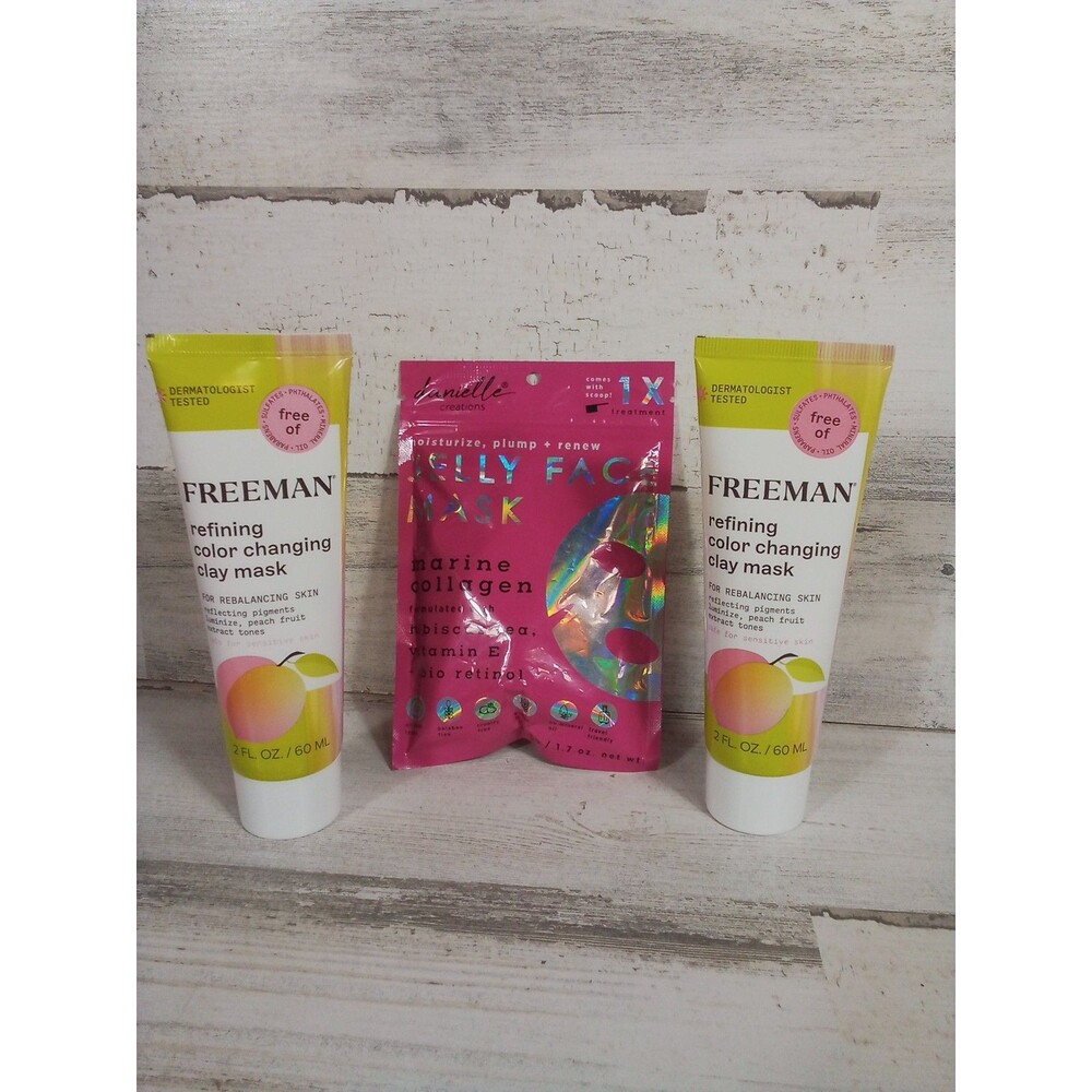Beauty‎ Combo Dermatologist Tested Freeman Refining Color Changing Clay Mask Set - Picture 4 of 16